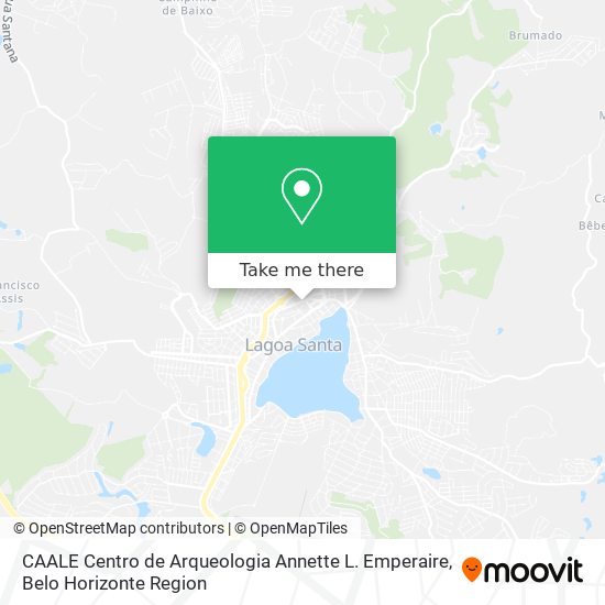 CAALE Centro de Arqueologia Annette L. Emperaire map
