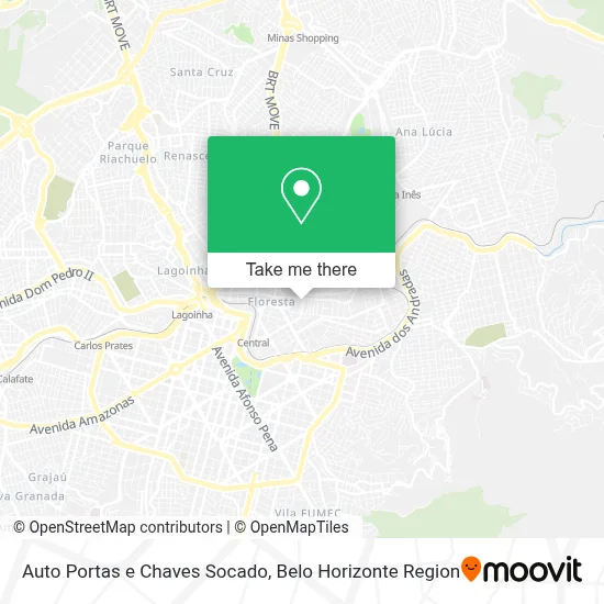 Auto Portas e Chaves Socado map