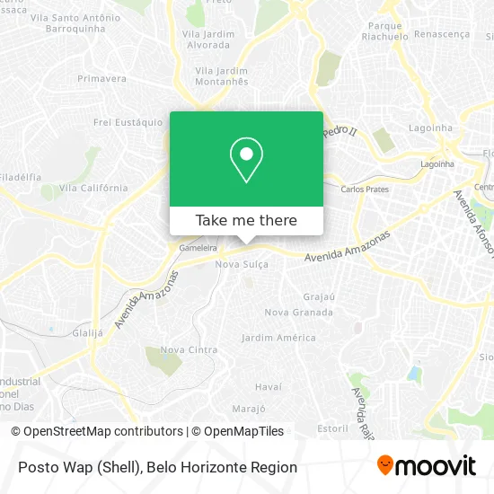 Posto Wap (Shell) map