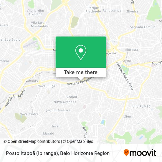 Posto Itapoã (Ipiranga) map