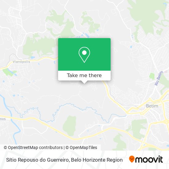 Sítio Repouso do Guerreiro map