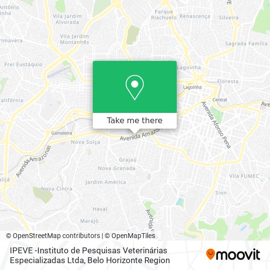 IPEVE -Instituto de Pesquisas Veterinárias Especializadas Ltda map