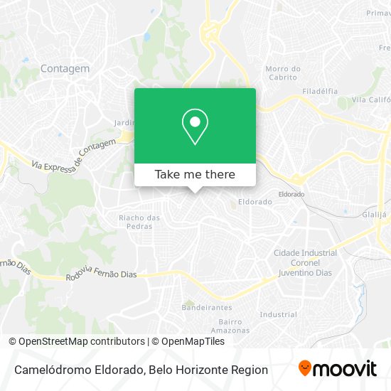 Camelódromo Eldorado map