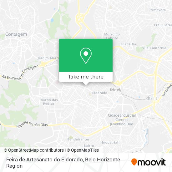 Feira de Artesanato do Eldorado map