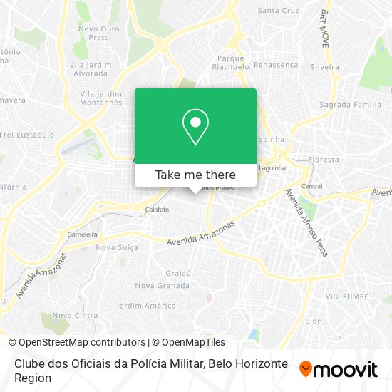 Clube dos Oficiais da Polícia Militar map