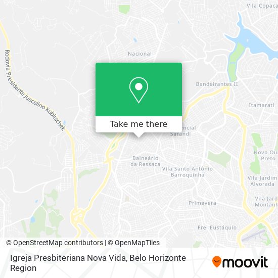 Igreja Presbiteriana Nova Vida map
