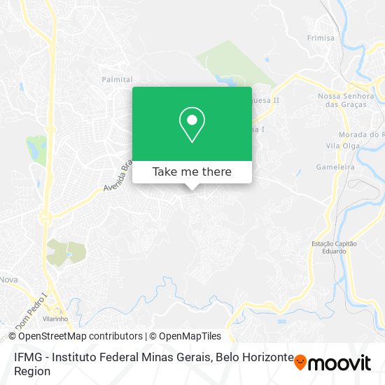 IFMG - Instituto Federal Minas Gerais map