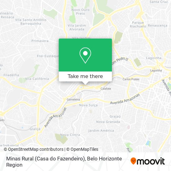 Minas Rural (Casa do Fazendeiro) map