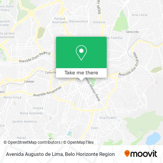 Mapa Avenida Augusto de Lima