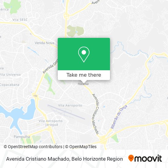Avenida Cristiano Machado map