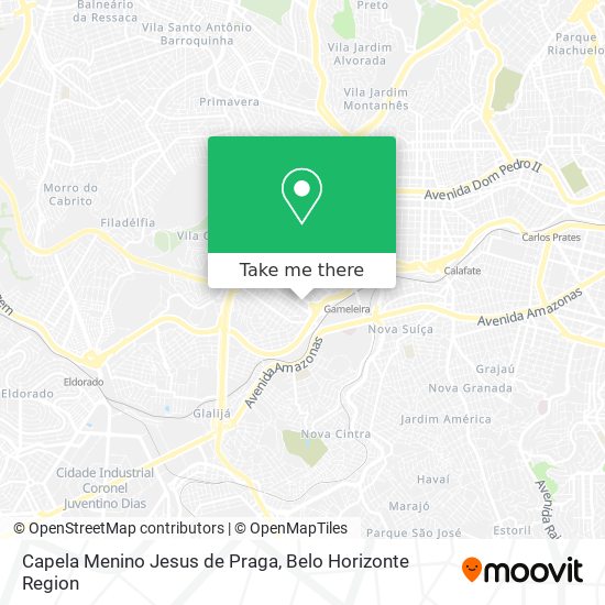 Capela Menino Jesus de Praga map
