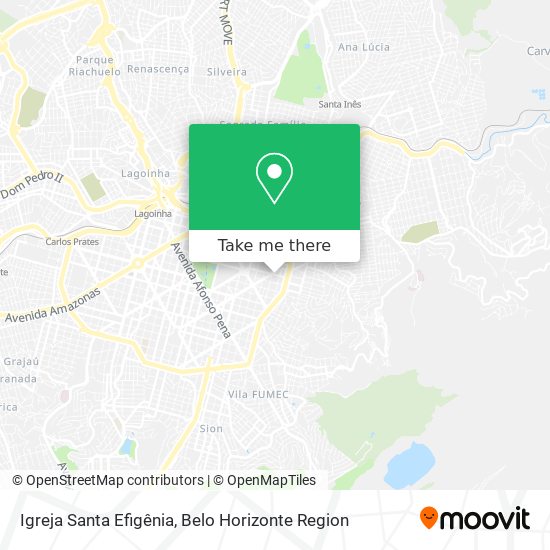 Igreja Santa Efigênia map