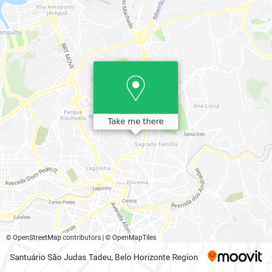 Santuário São Judas Tadeu map