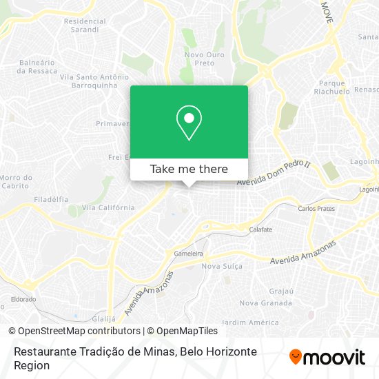 Restaurante Tradição de Minas map