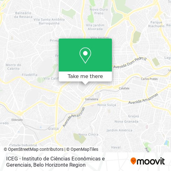 ICEG - Instituto de Ciências Econômicas e Gerenciais map