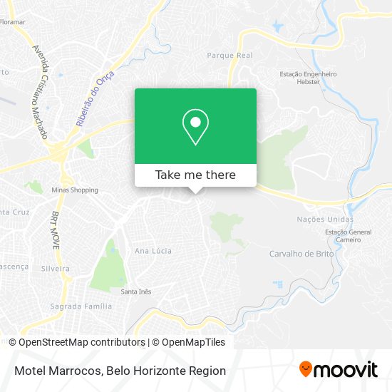 Motel Marrocos map