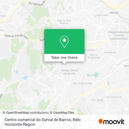 Centro comercial do Durval de Barros map