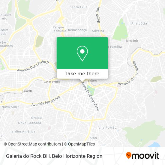 Galeria do Rock BH map