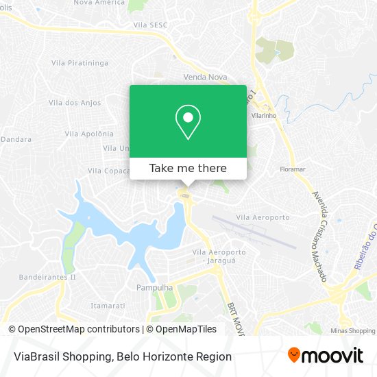 ViaBrasil Shopping map