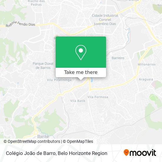 Colégio João de Barro map