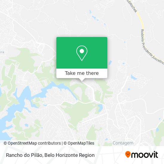 Rancho do Pilão map