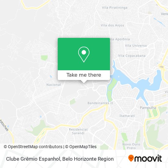 Clube Grêmio Espanhol map