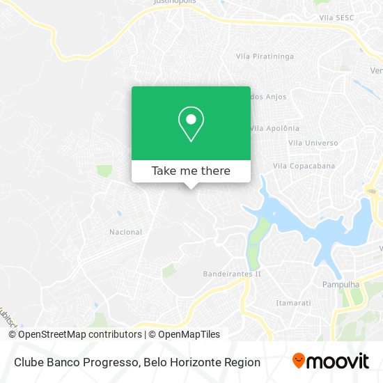 Clube Banco Progresso map