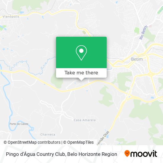 Pingo d'Água Country Club map