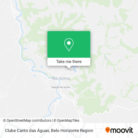 Clube Canto das Águas map