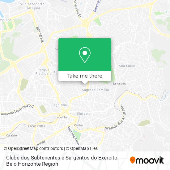 Clube dos Subtenentes e Sargentos do Exército map