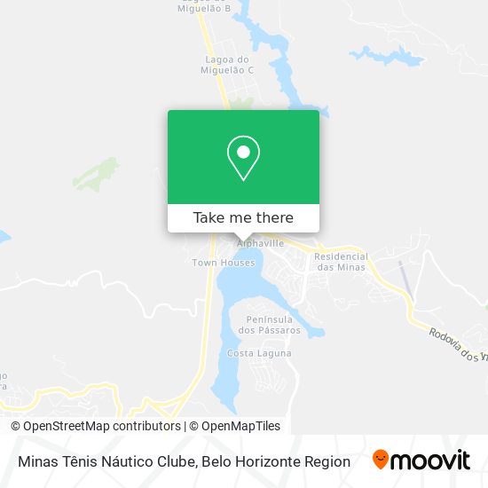 Minas Tênis Náutico Clube map