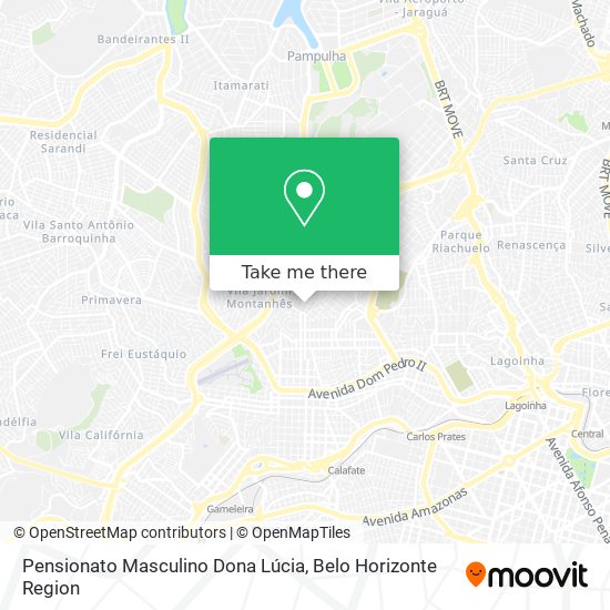 Pensionato Masculino Dona Lúcia map