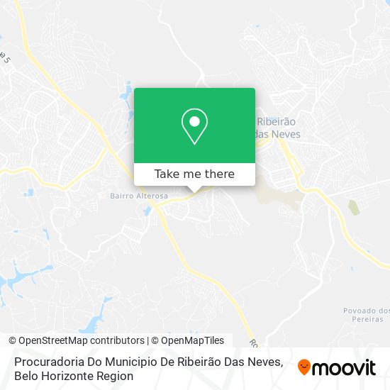 Procuradoria Do Municipio De Ribeirão Das Neves map