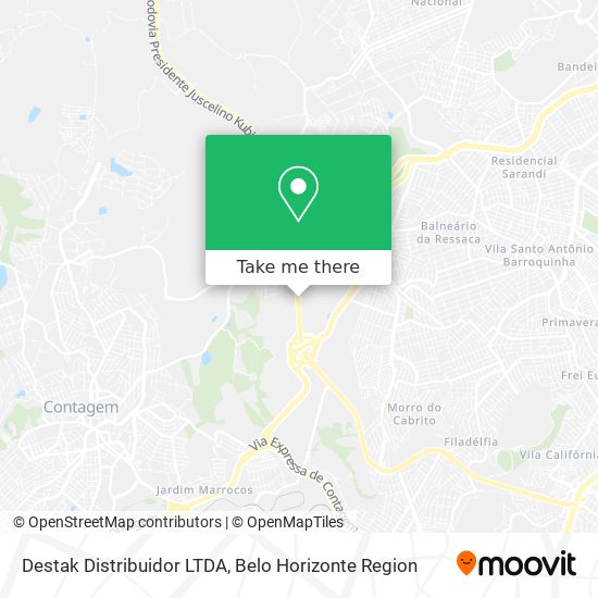 Destak Distribuidor LTDA map
