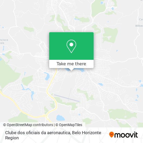Clube dos oficiais da aeronautica map