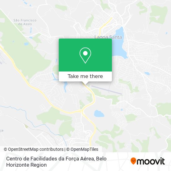 Centro de Facilidades da Força Aérea map