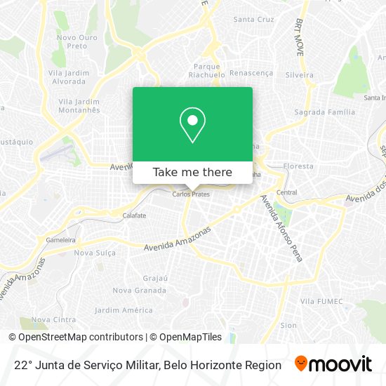 22° Junta de Serviço Militar map