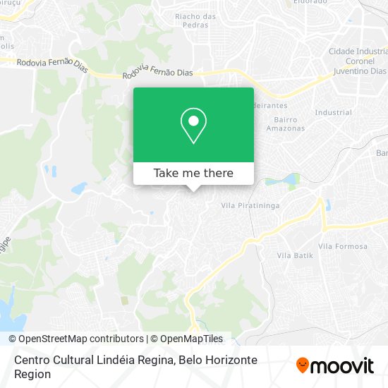 Centro Cultural Lindéia Regina map