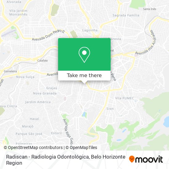 Radiscan - Radiologia Odontológica map