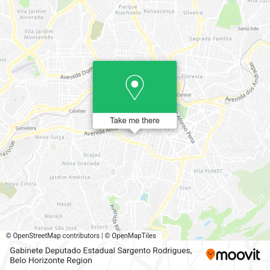 Gabinete Deputado Estadual Sargento Rodrigues map