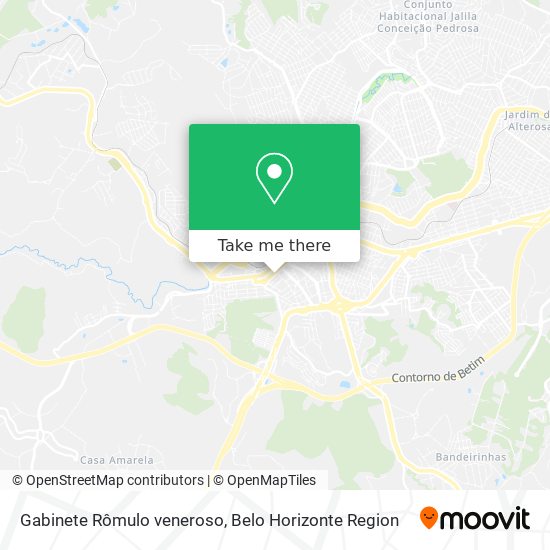 Gabinete Rômulo veneroso map