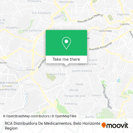 RCA Distribuidora De Medicamentos map