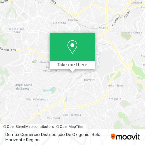 Demox Comércio Distribuição De Oxigênio map