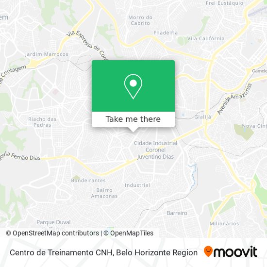Centro de Treinamento CNH map