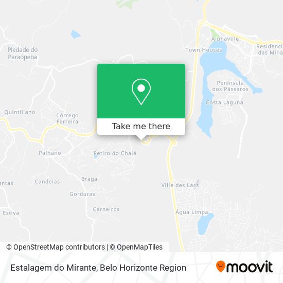 Estalagem do Mirante map