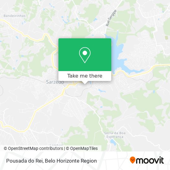 Pousada do Rei map