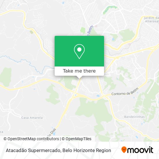 Atacadão Supermercado map