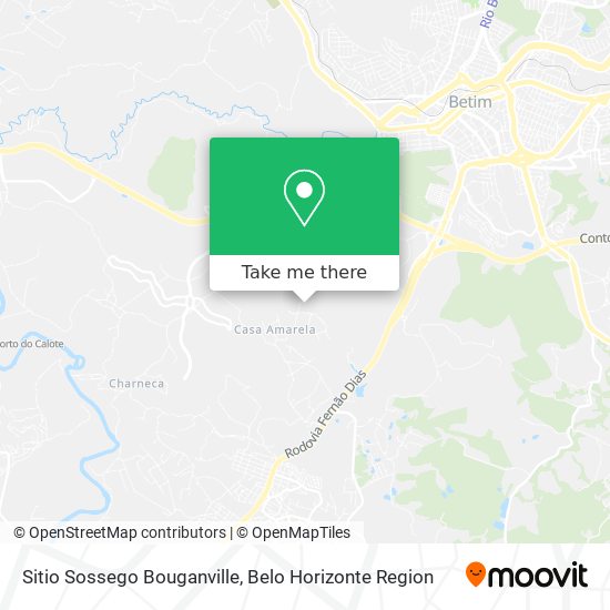 Sitio Sossego Bouganville map