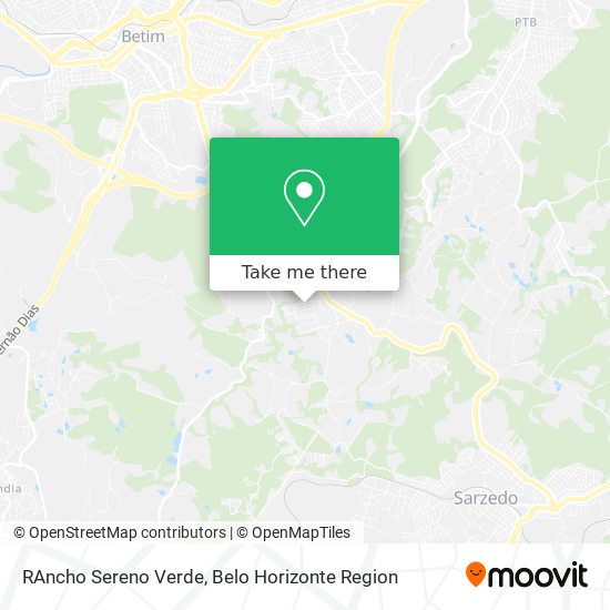 RAncho Sereno Verde map
