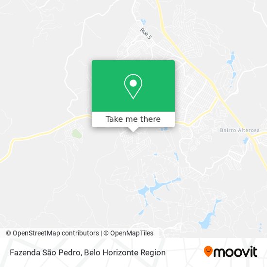 Fazenda São Pedro map